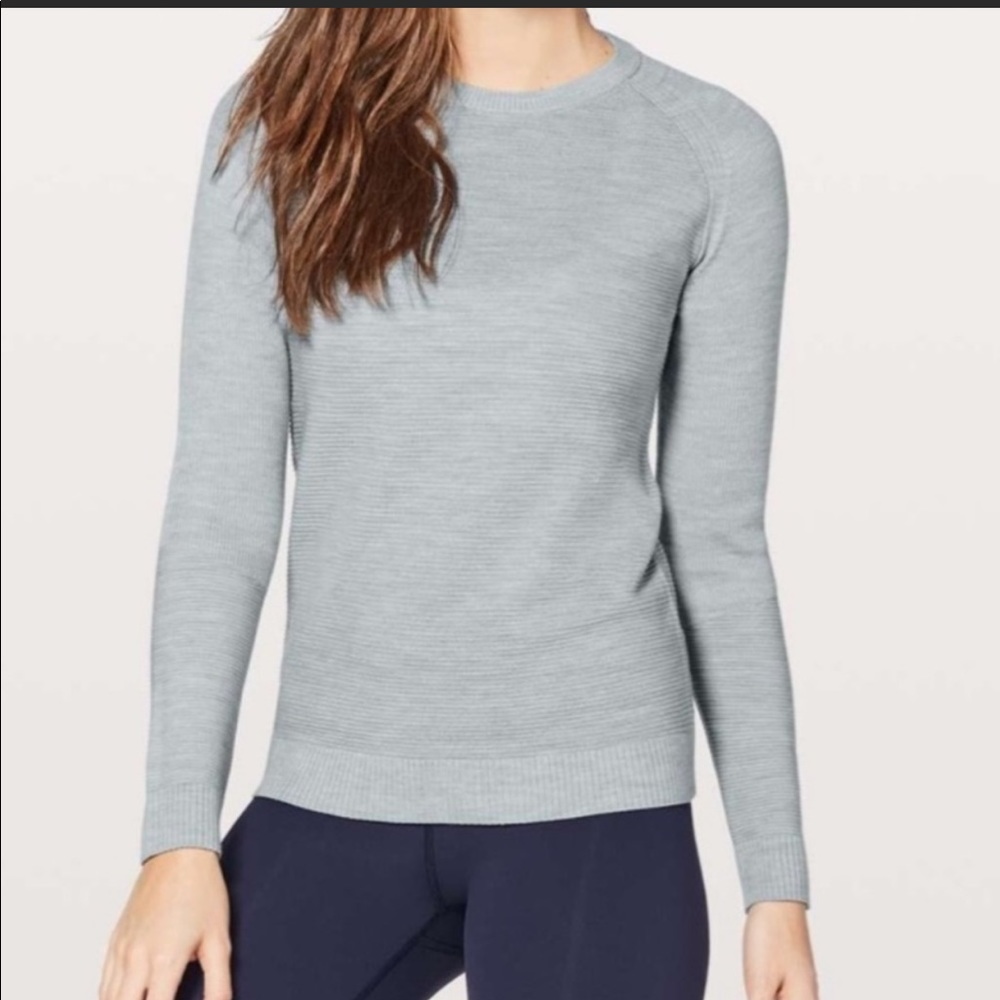 Lululemon Simply Wool Sweater in Heathered Starlight